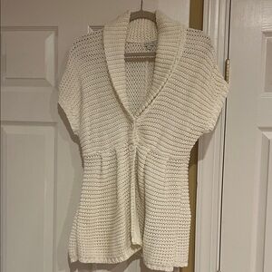 Boston Proper Cream Knit Cardigan